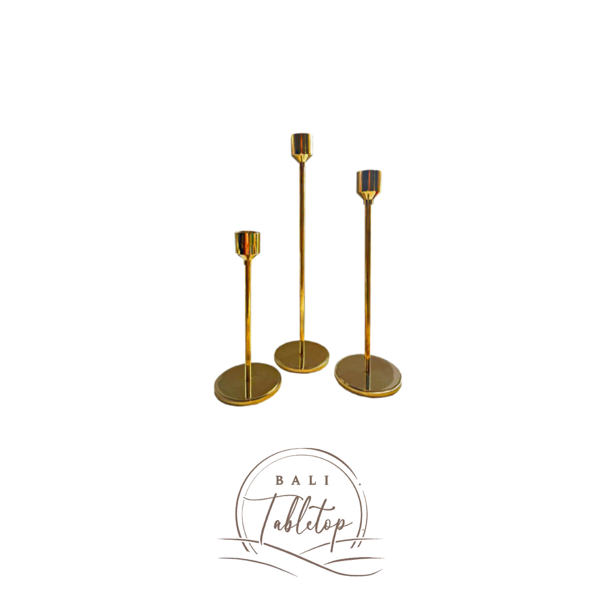 Gold Candle Holder