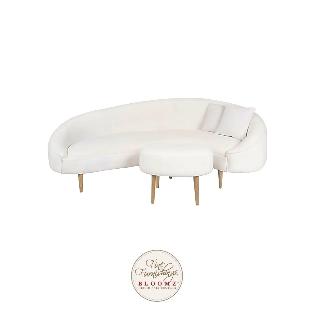 Luna Sofa Set White