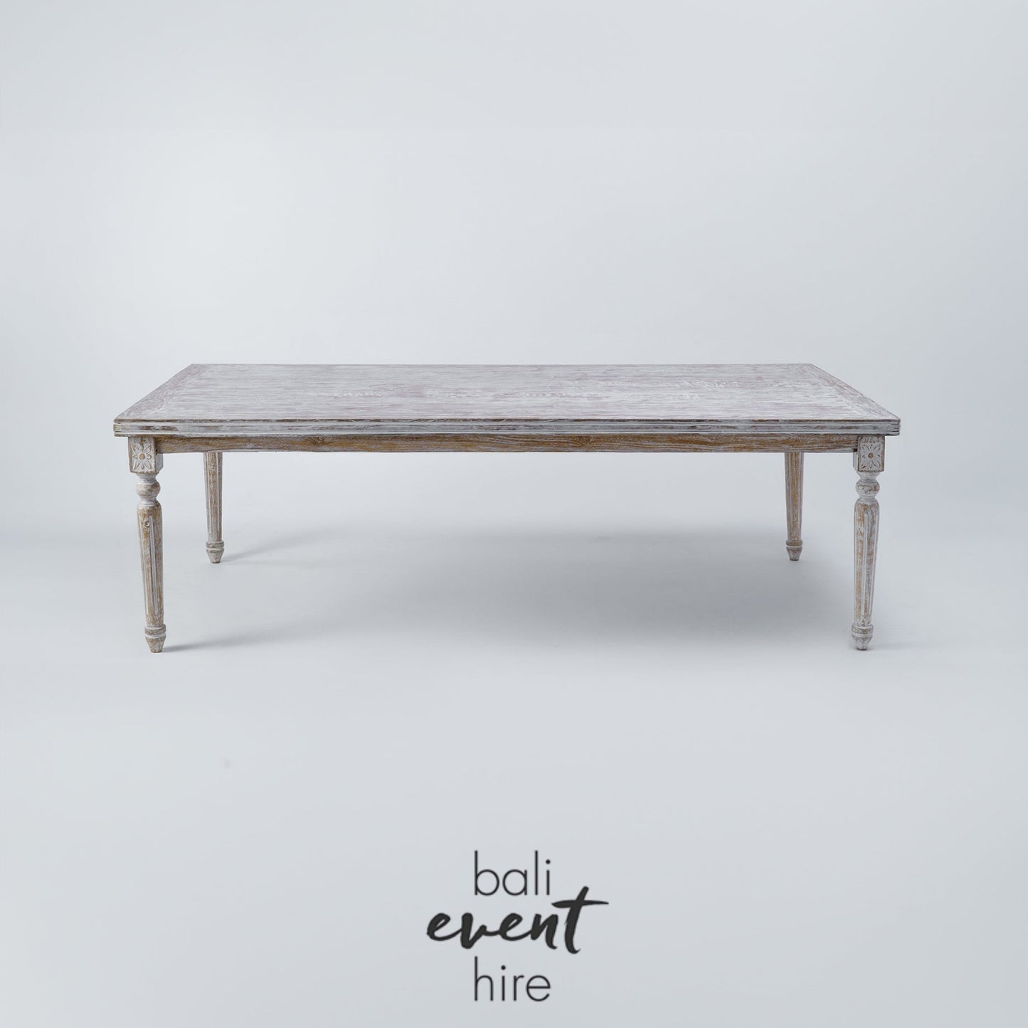 Dining Table Louis Whitewash