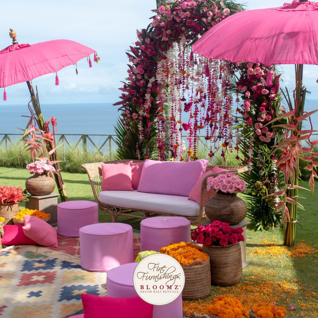 Festival Pink Bali Umbrella