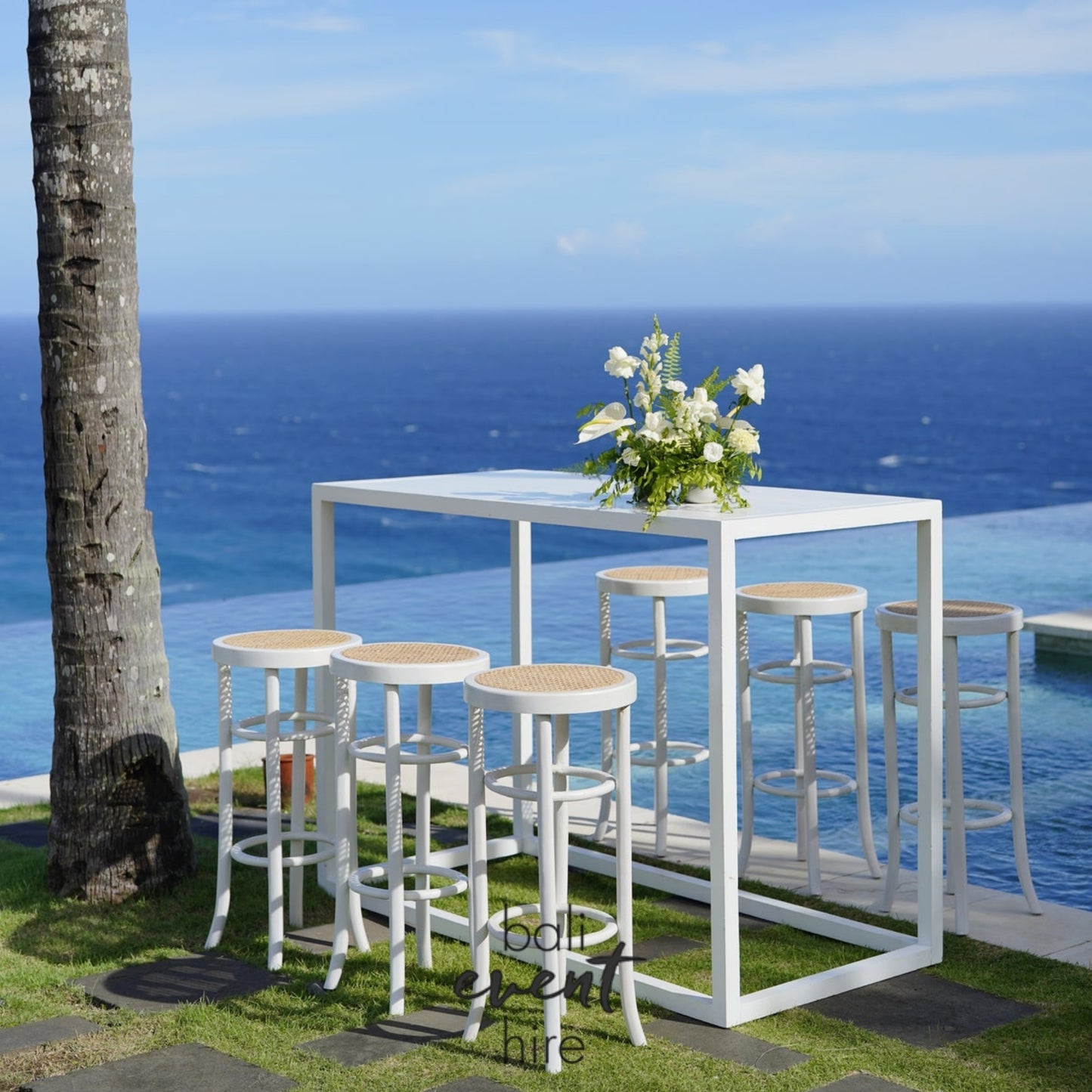 Amalfi Bar Set White