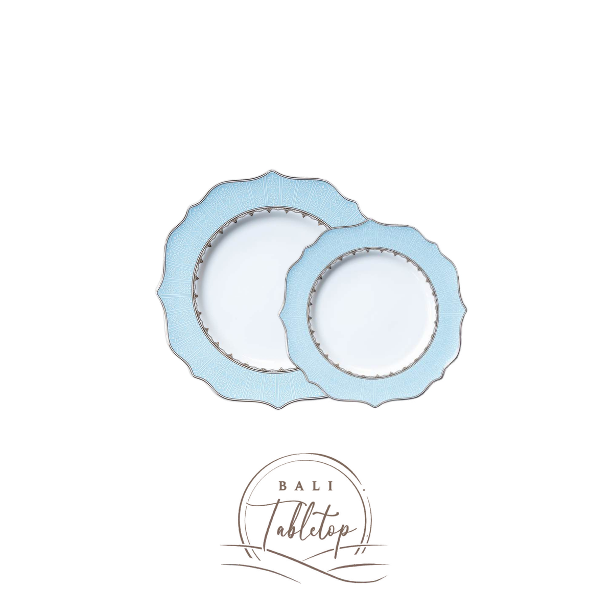 Giselle Blue Plate Set