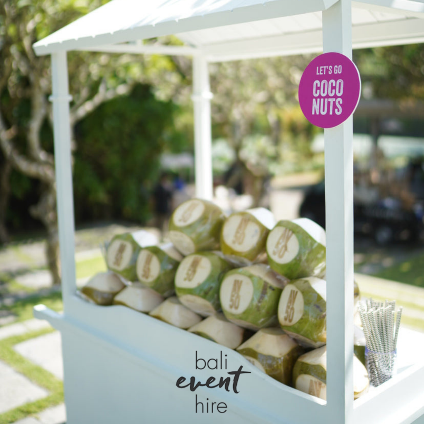 Bali Cart Whitewash