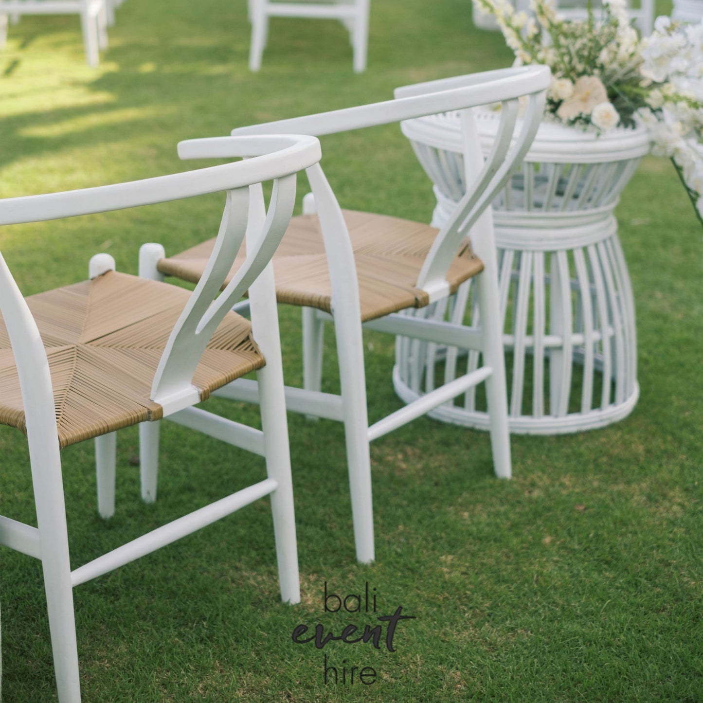Wishbone White Chair