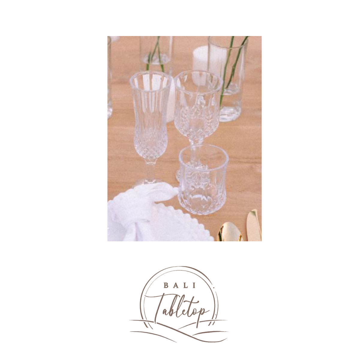 Crystal Cut Glassware Set