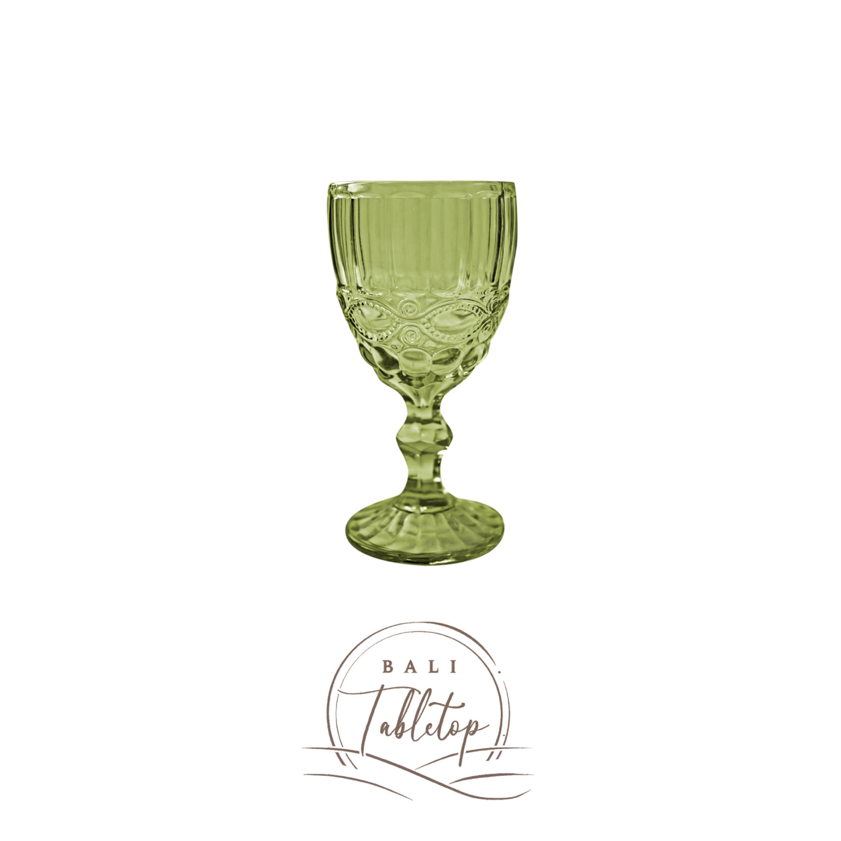 Olive Wine Goblet