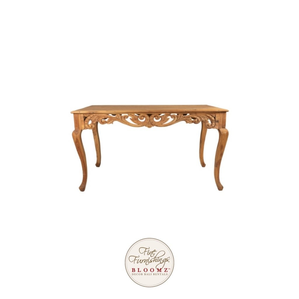 Carved French Signing Table
