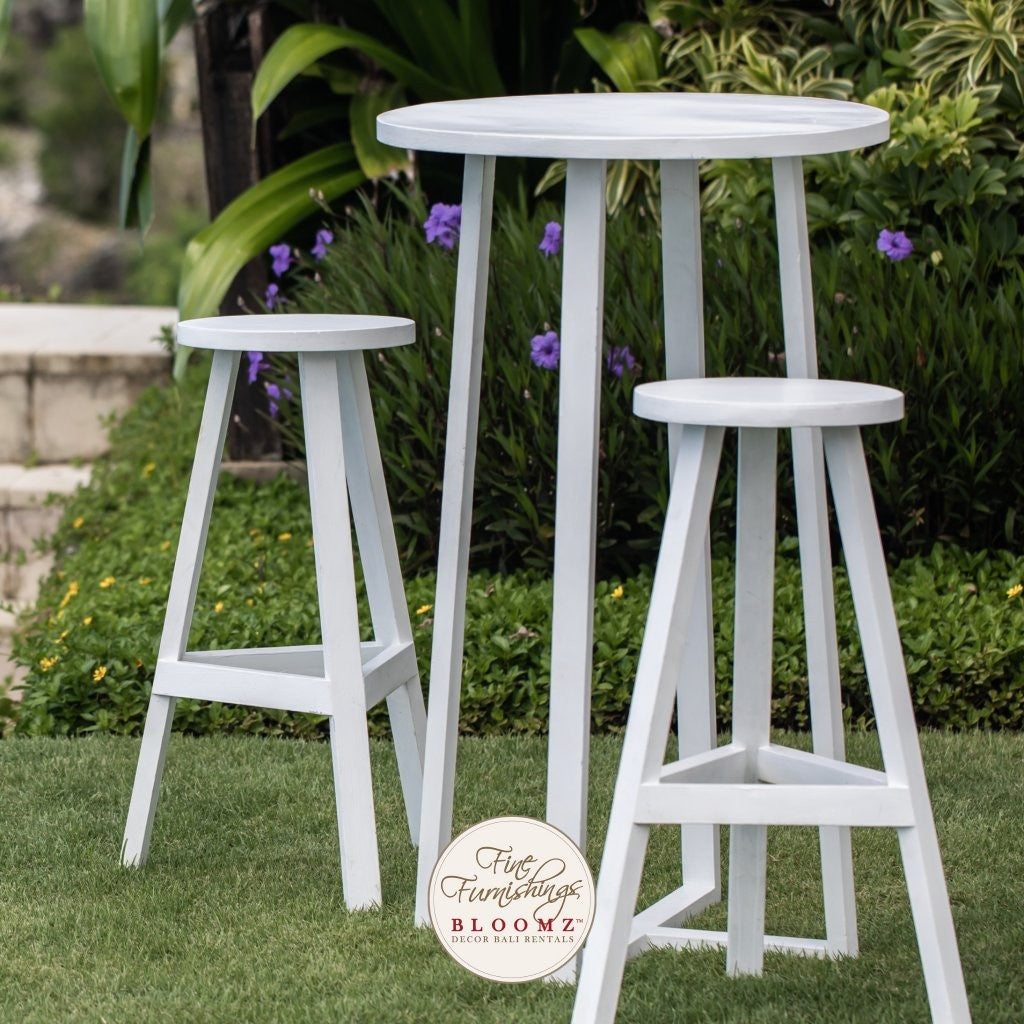 Libra High Cocktail White Set
