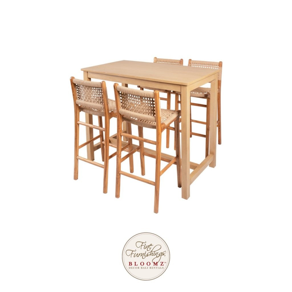 Pub Bar High Table Sonoma Set