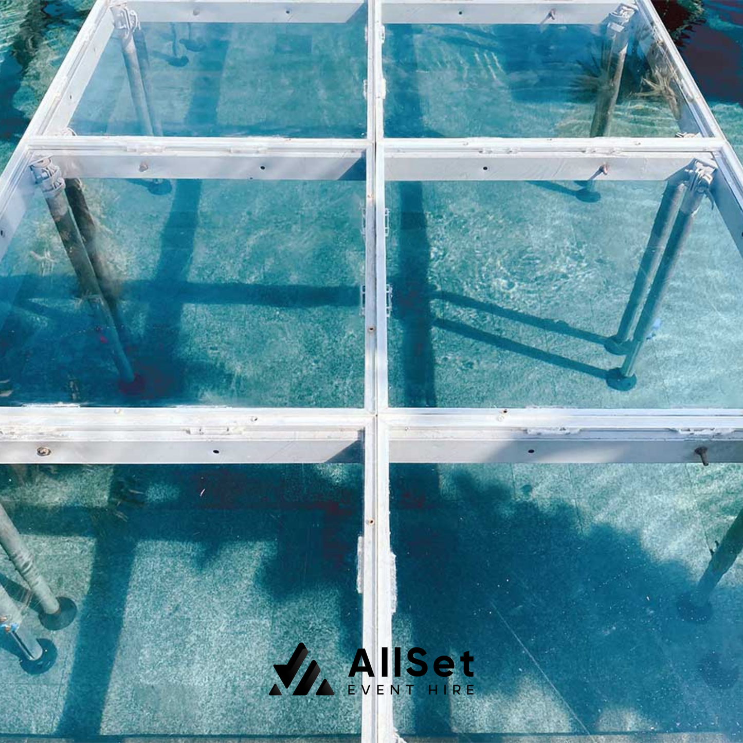 Acrylic Floating Staging (1m x 1m modules)