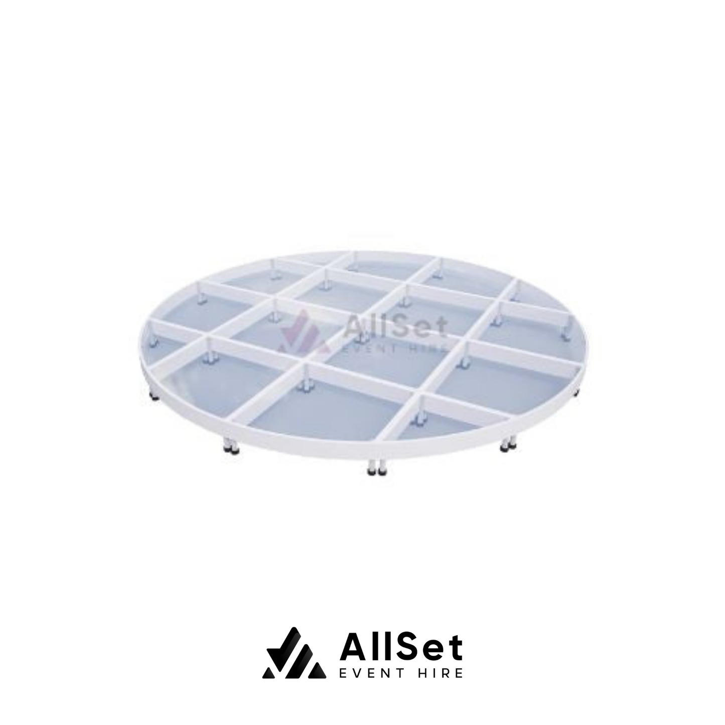 Acrylic Round Floating Stage (1m x 1m)