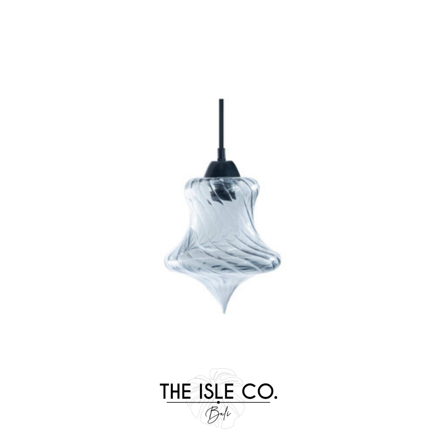 Smoke Shaped Glass Pendant