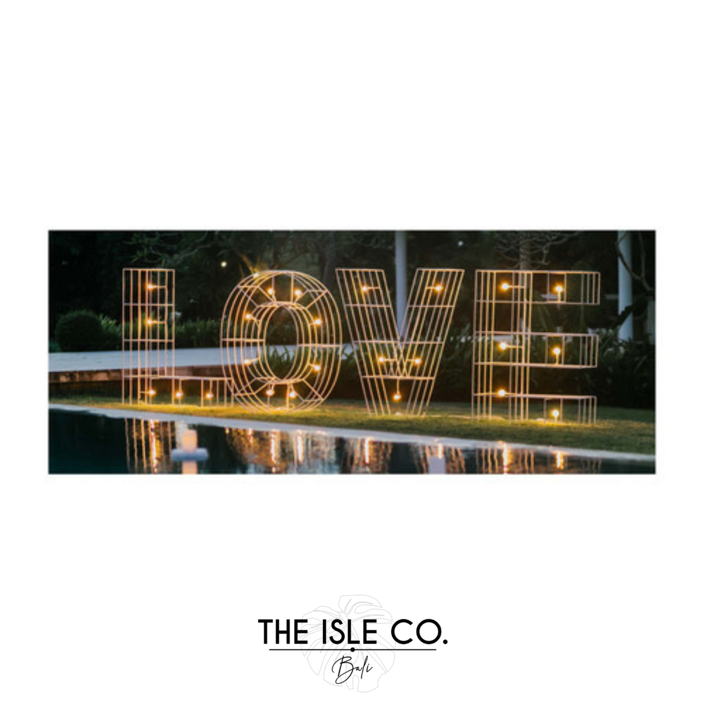 Geo Bulb Lighting Set (Love)