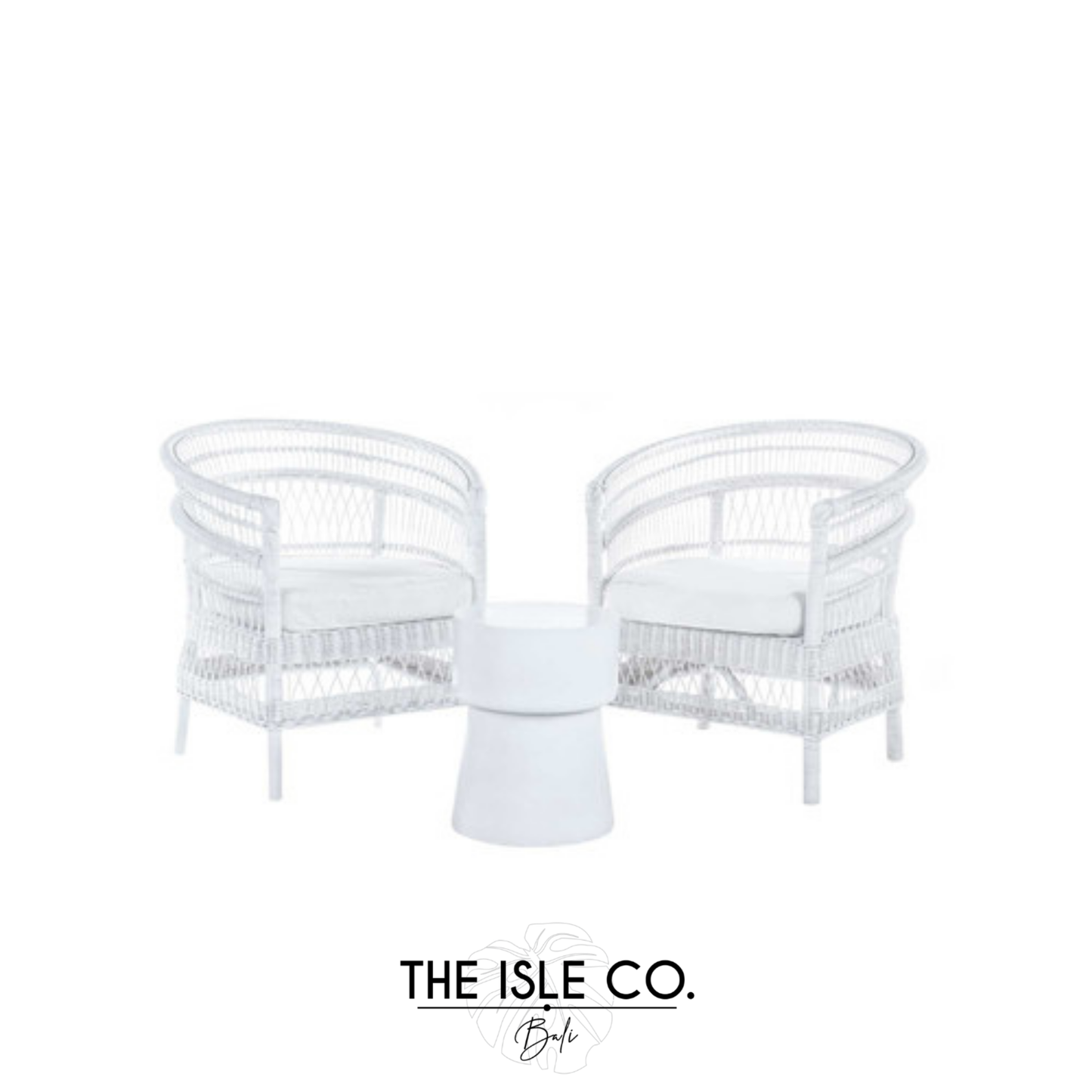 Anya Armchair White Set