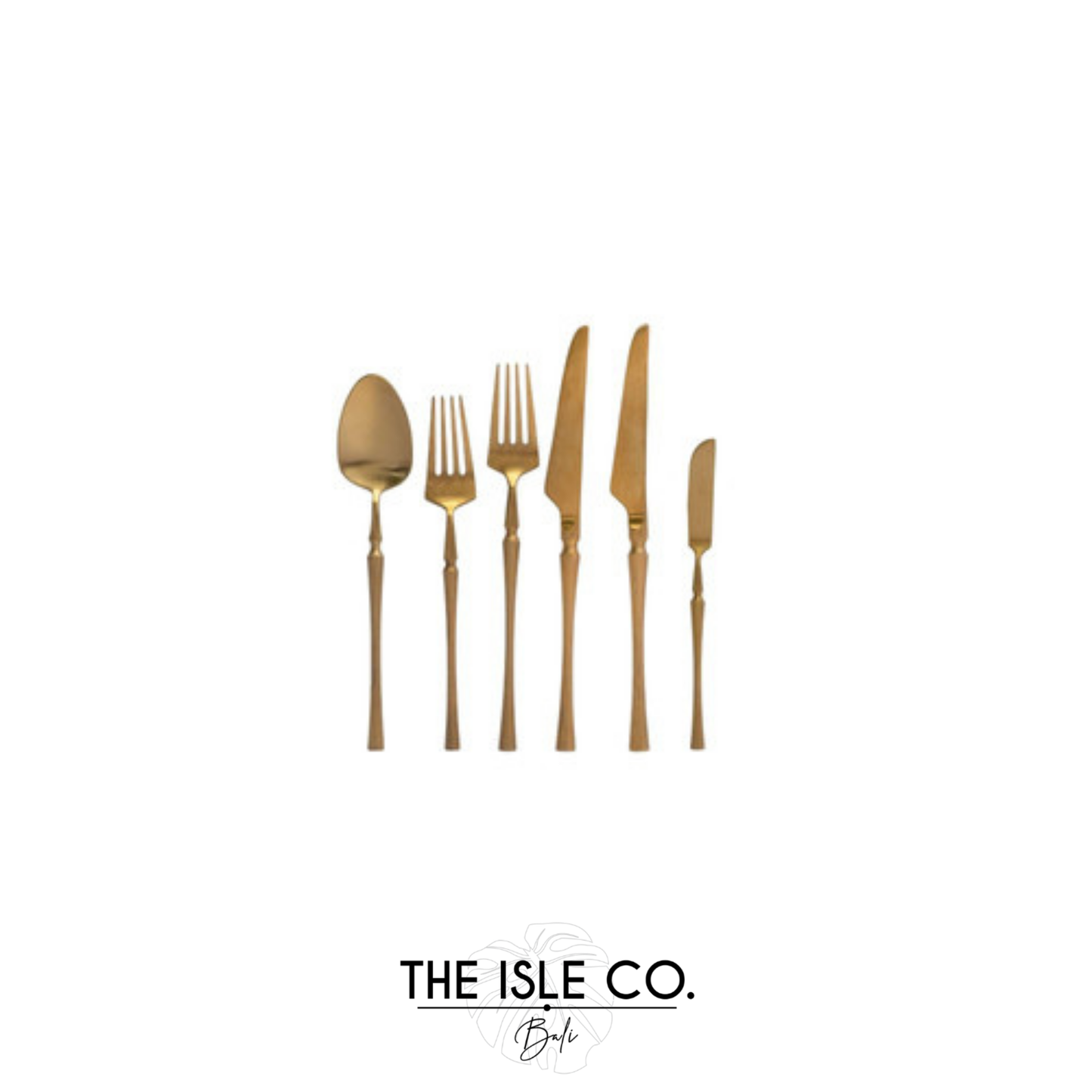 München Gold 6 Piece Cutlery Set