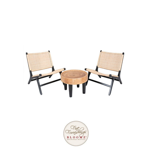 Sonoma Black Lounge Set