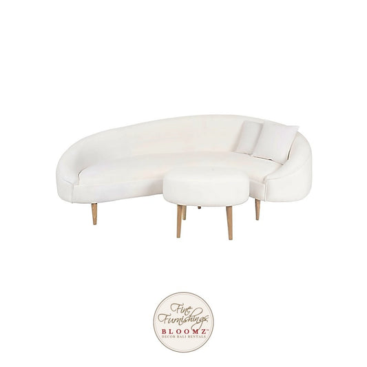 Luna Sofa Set White