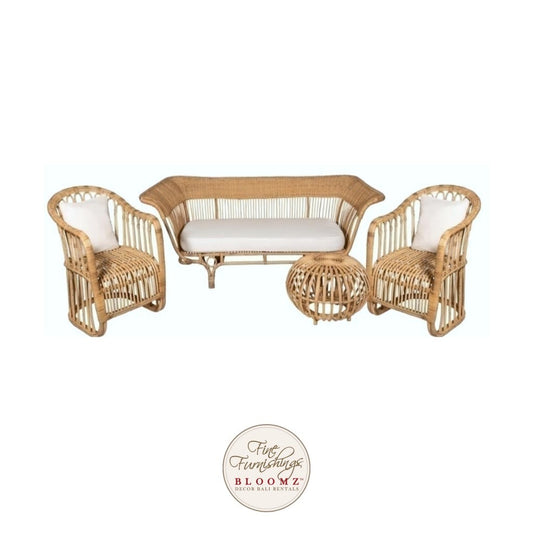 Bella Donna Sofa Set Natural