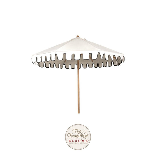 Amalfi Umbrella White/ Black