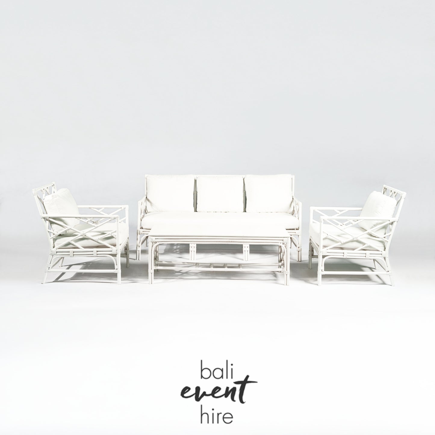 Milos Lounge Set White