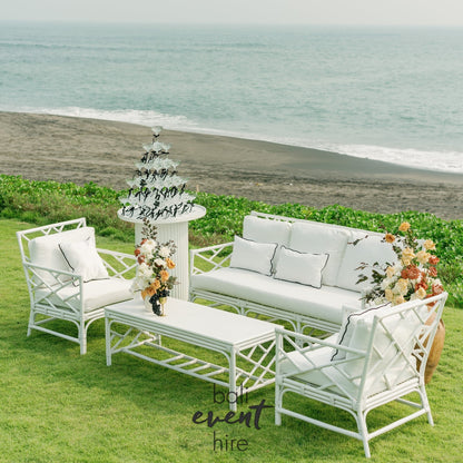 Milos Lounge Set White