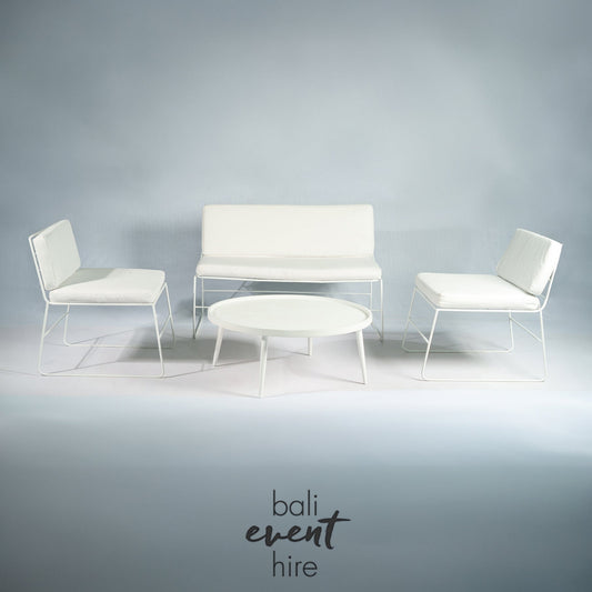 Mykonos Set White Round