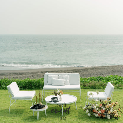 Mykonos Set White Round