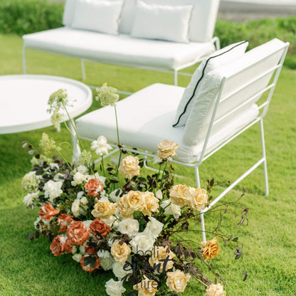 Mykonos Set White Round