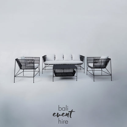 Capetown Lounge Set Black