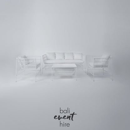 Capetown Lounge Set White