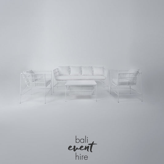Capetown Lounge Set White