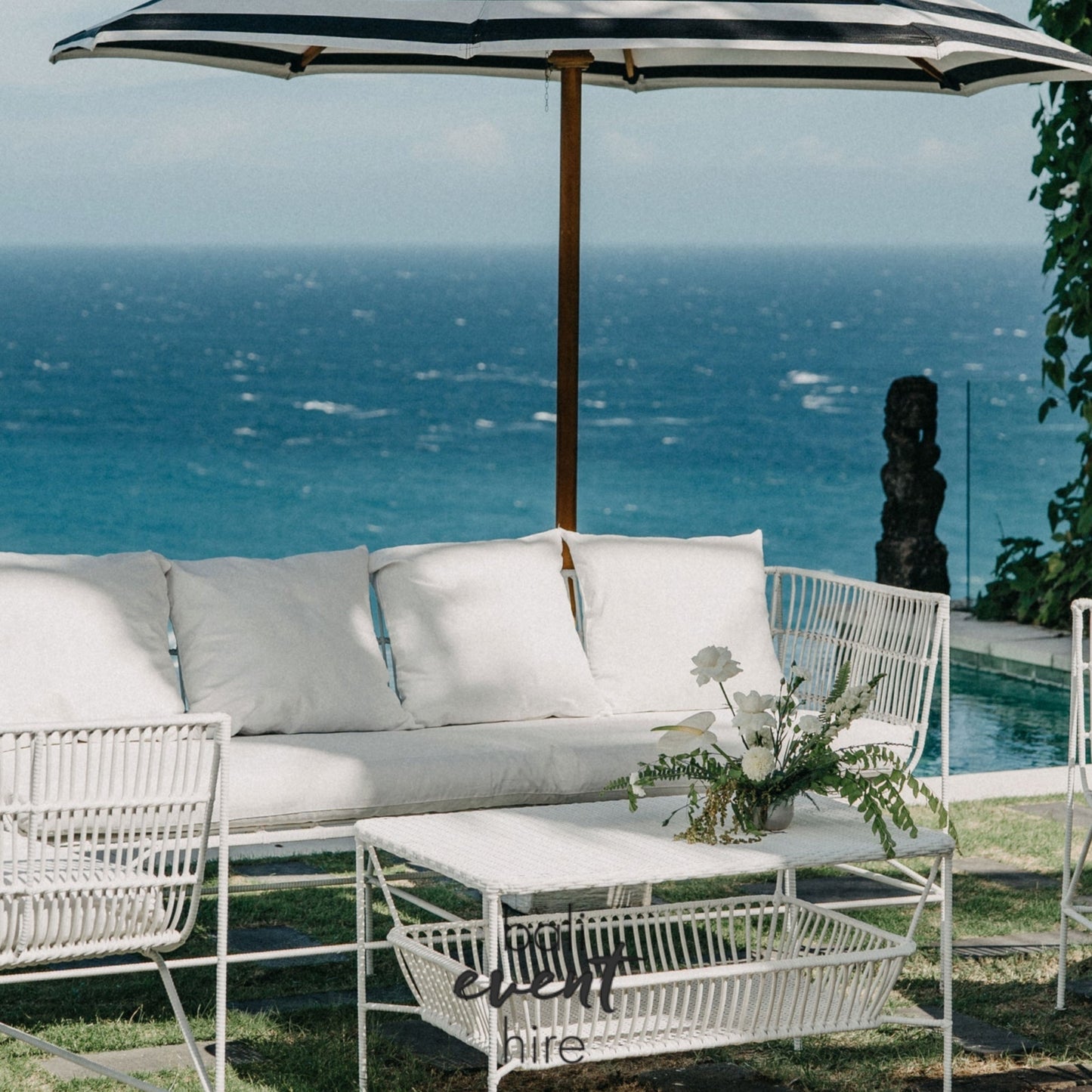 Capetown Lounge Set White