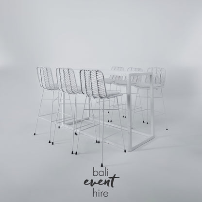 Amalfi Bar Set White