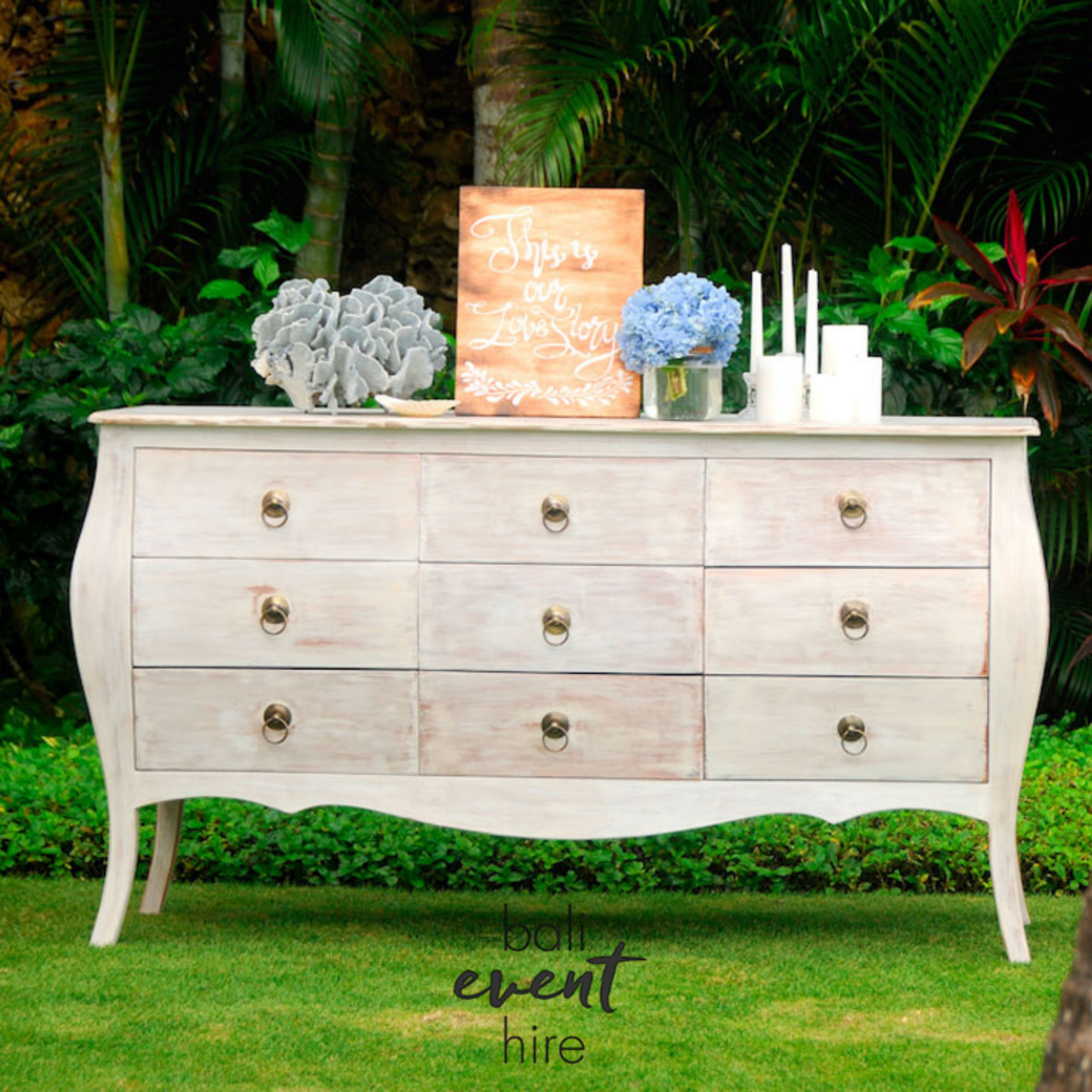 Welcome Dresser White