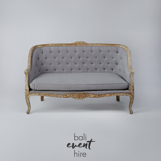 Grey Love Seat