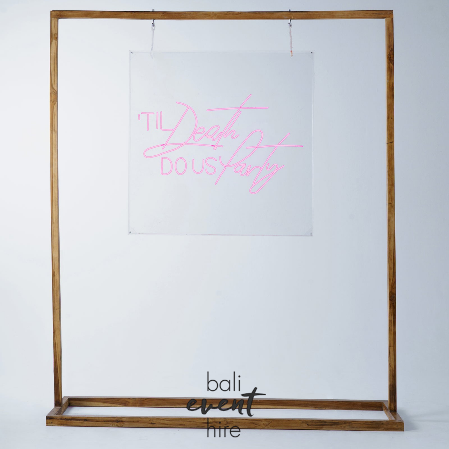 Til Death Do Us Party Teak Frame