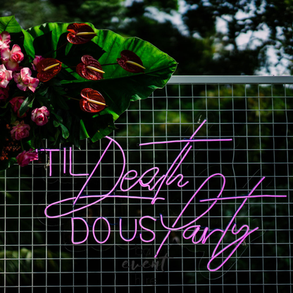 Til Death Do Us Party Teak Frame