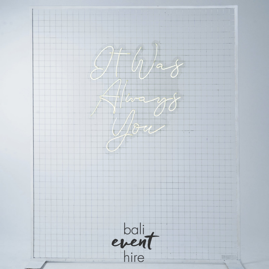 It Was Always You Mesh Frame