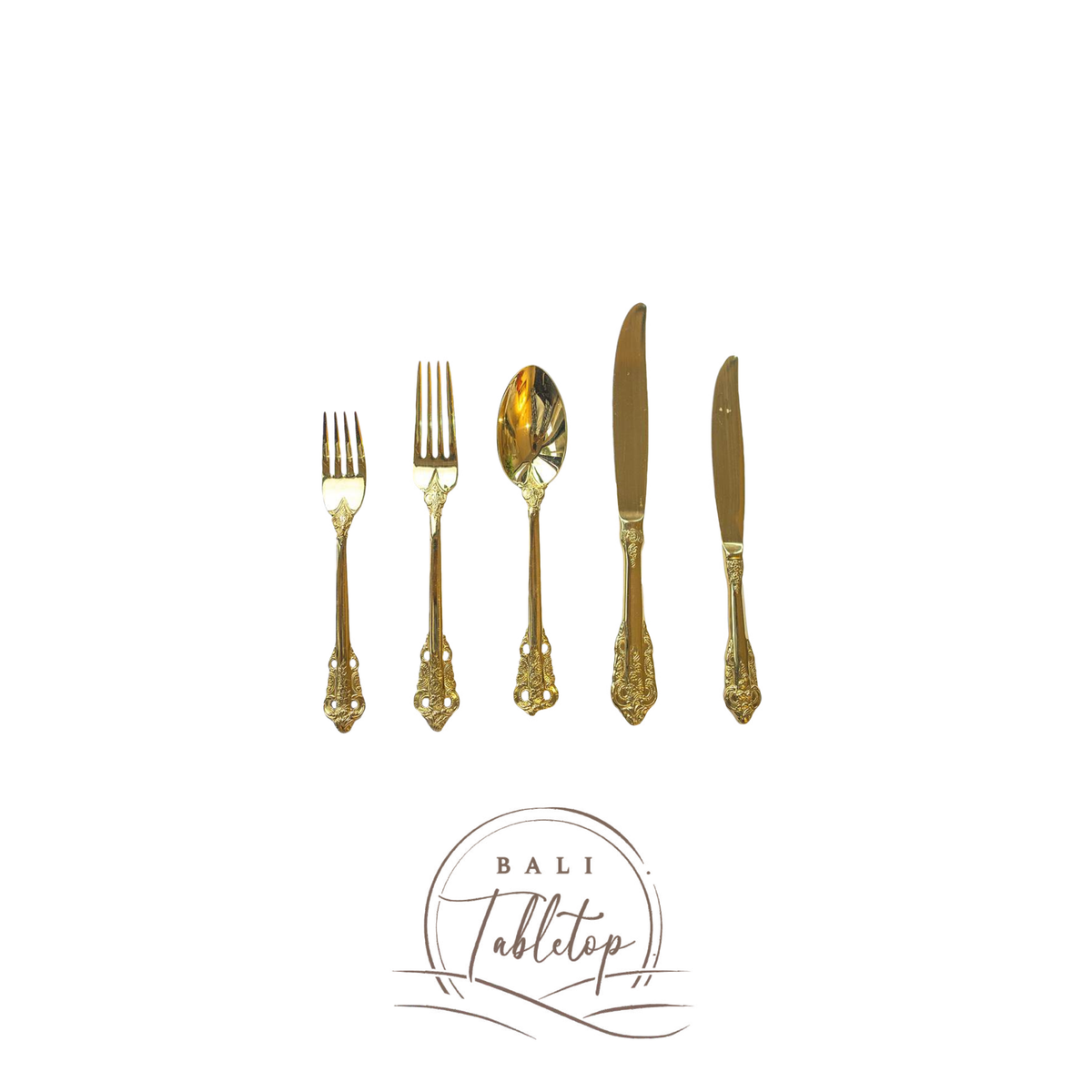 Versailles Gold Cutlery Set