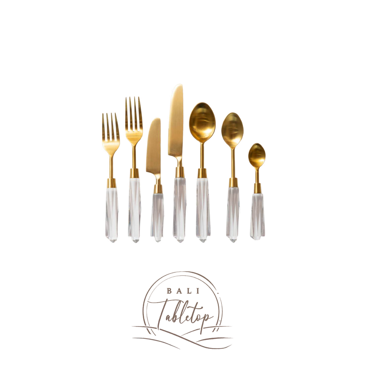 Lucite Cutlery Set