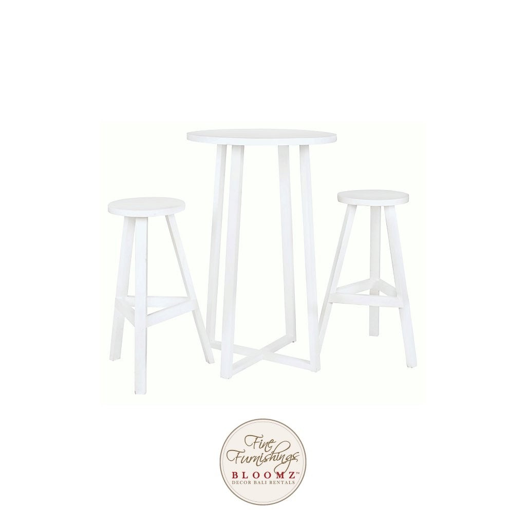 Libra High Cocktail White Set