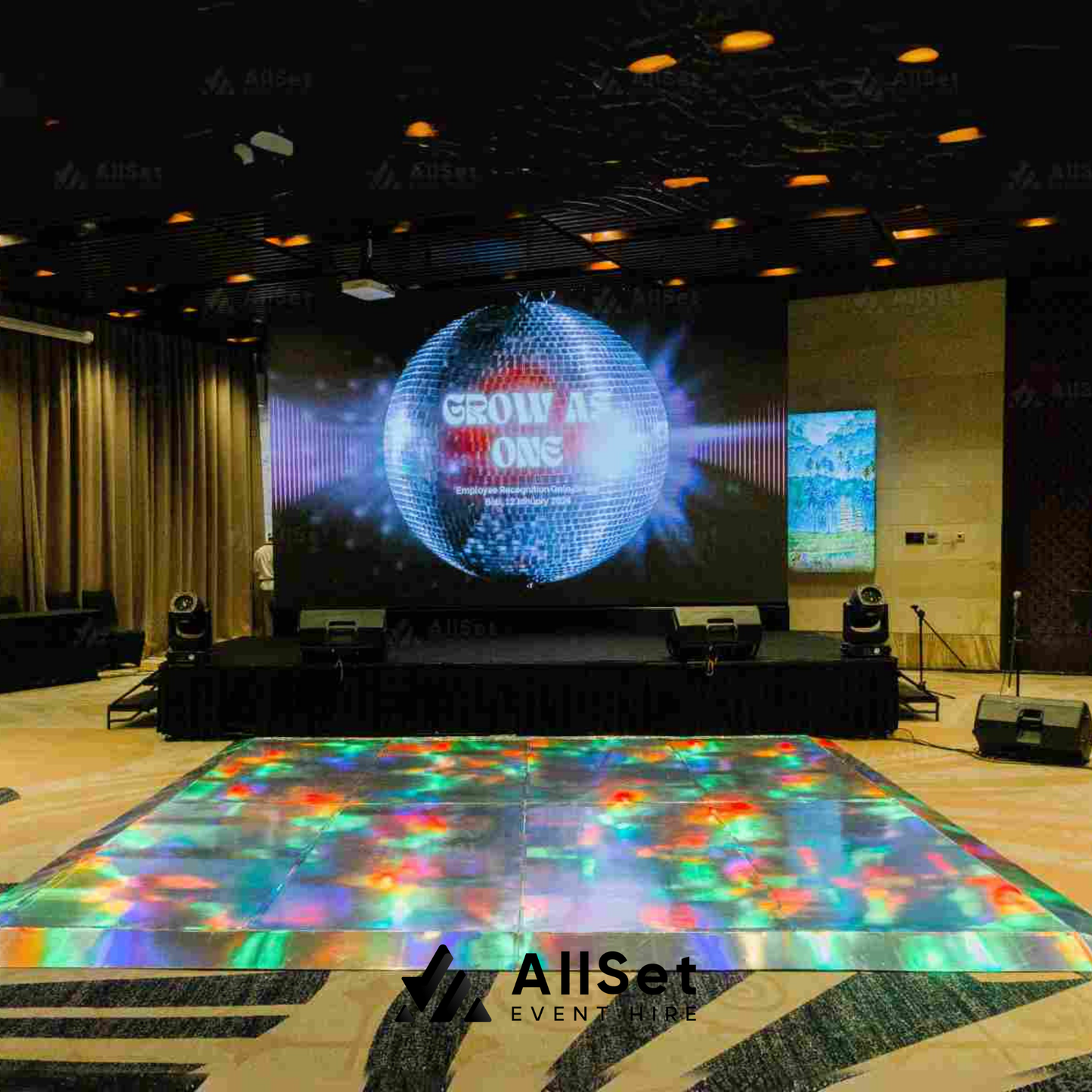Holographic Dance Floor