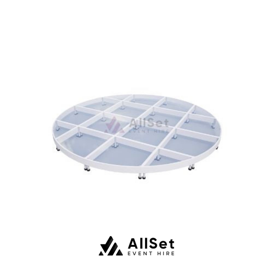 Acrylic Round Floating Stage (1m x 1m)