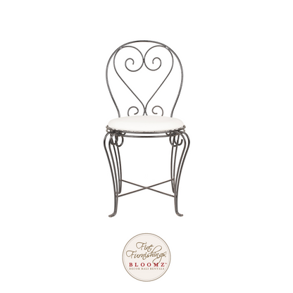 Tea Garden Heart Chair Bronze