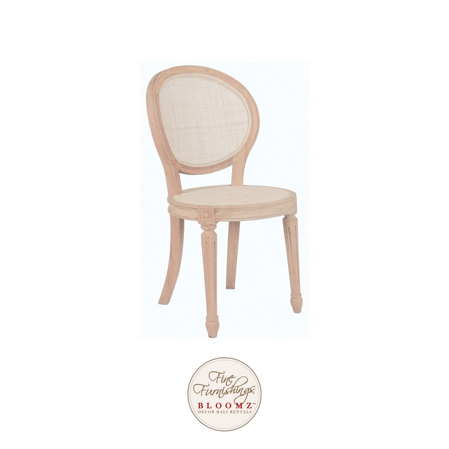 Louis Lime Wash Chair