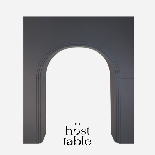 Alexis Black Solid Arch