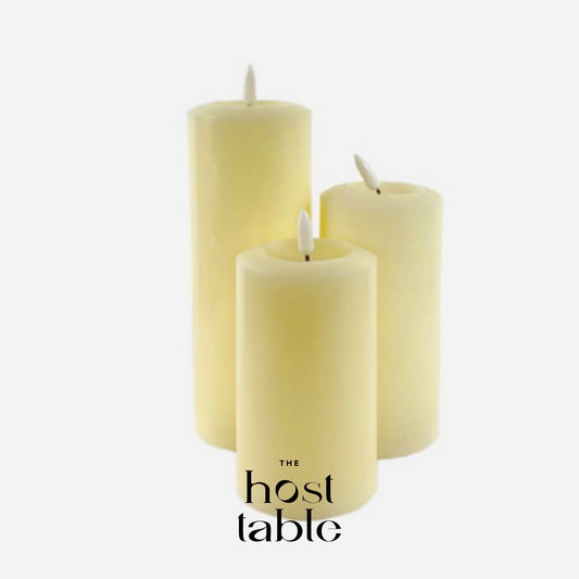 LED Pillar Candle Set A