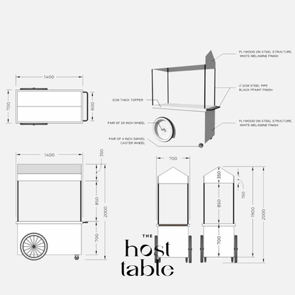 Dior White & Black Cart