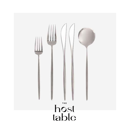 Artemisia Matte Silver 5 Piece Cutlery Set