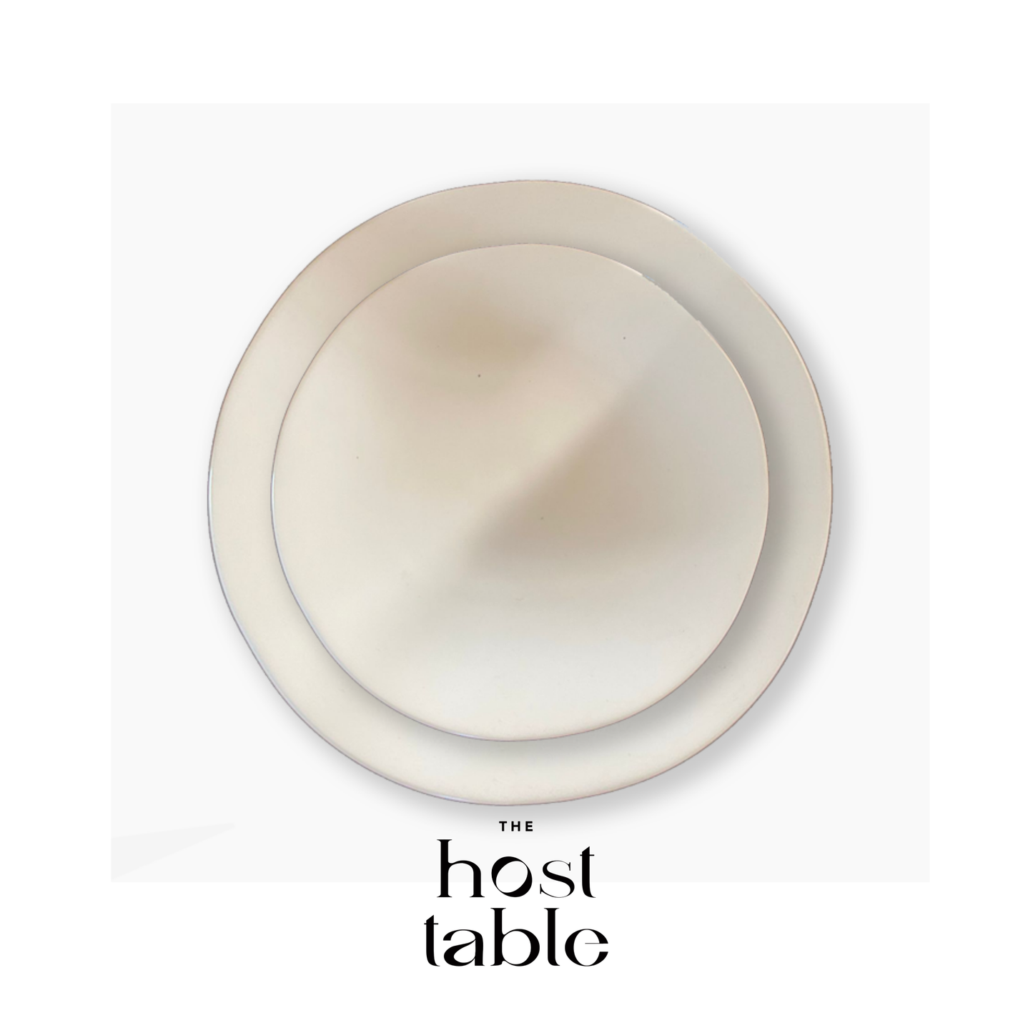 Posca Beige Plate Set